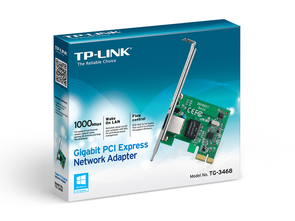 Adaptador de Red PCI Express Gigabit TP-LINK TG-3468 imagen 2