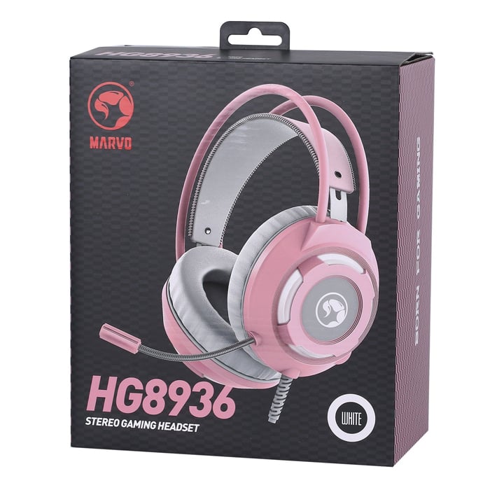 AUDIFONOS MARVO HG8936 ROSADO imagen 2