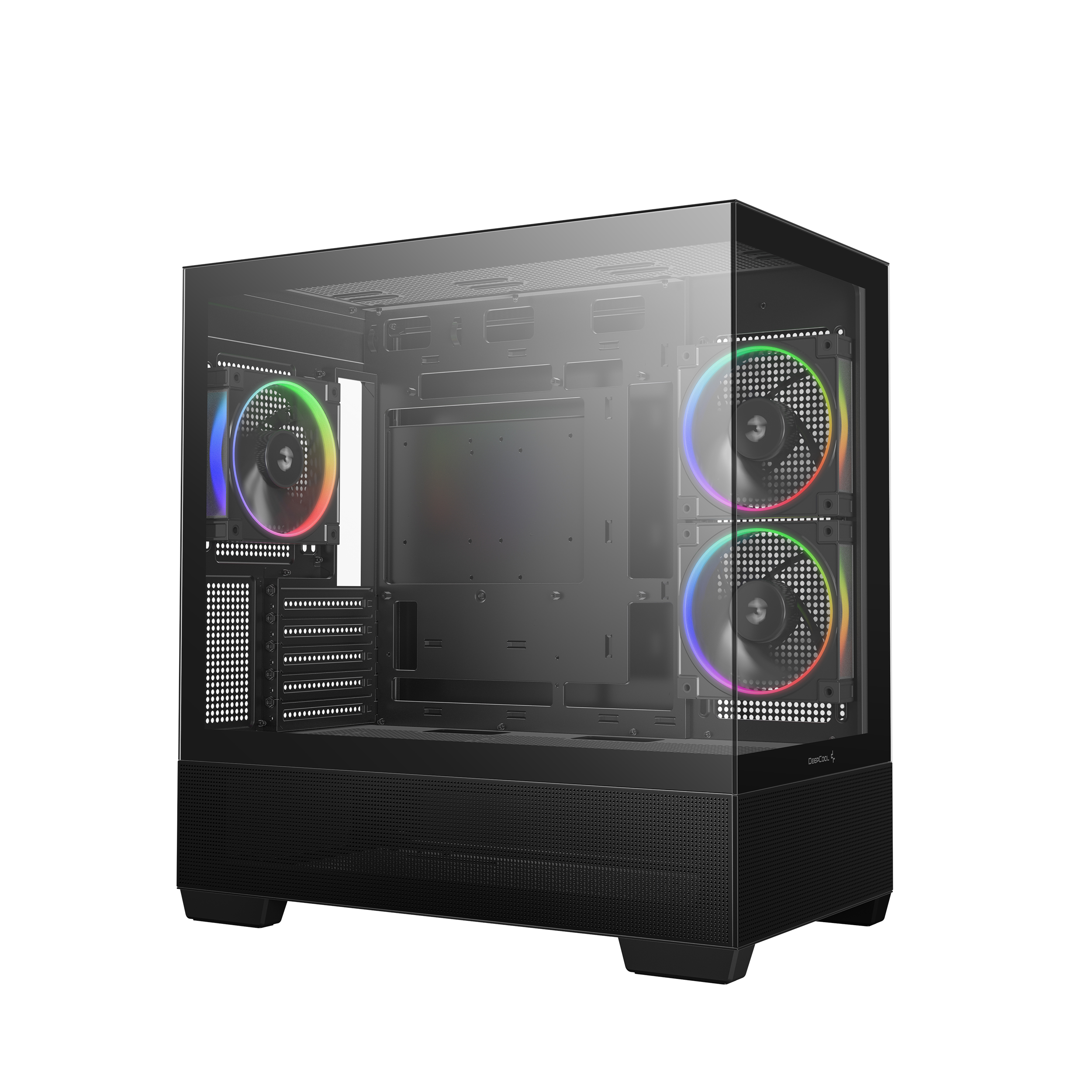 CASE DEEPCOOL CG380 3 VENTILADORES ARGB ITX / M-ATX imagen 2