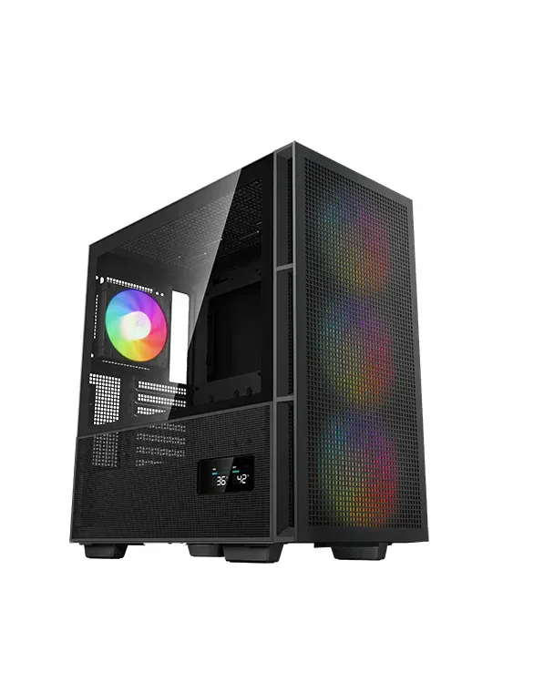 Case DeepCool CH560 Digital Negro 4 Ventiladores: Soporta E-ATX, ATX, Micro-ATX, ITX | High Airflow