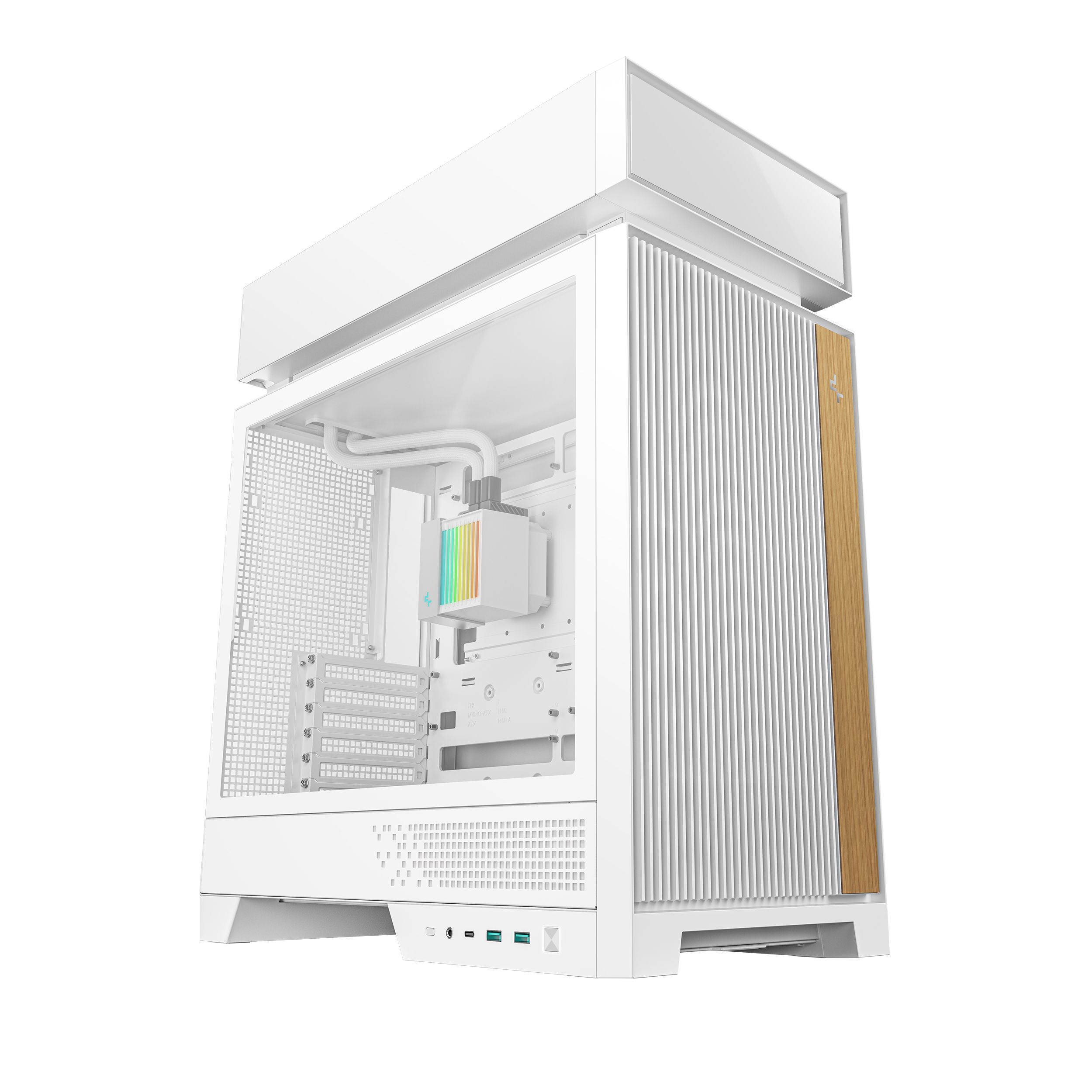 CASE DEEPCOOL CL6600 AIO BLANCO MINI-ITX / MICRO-ATX / ATX imagen 2