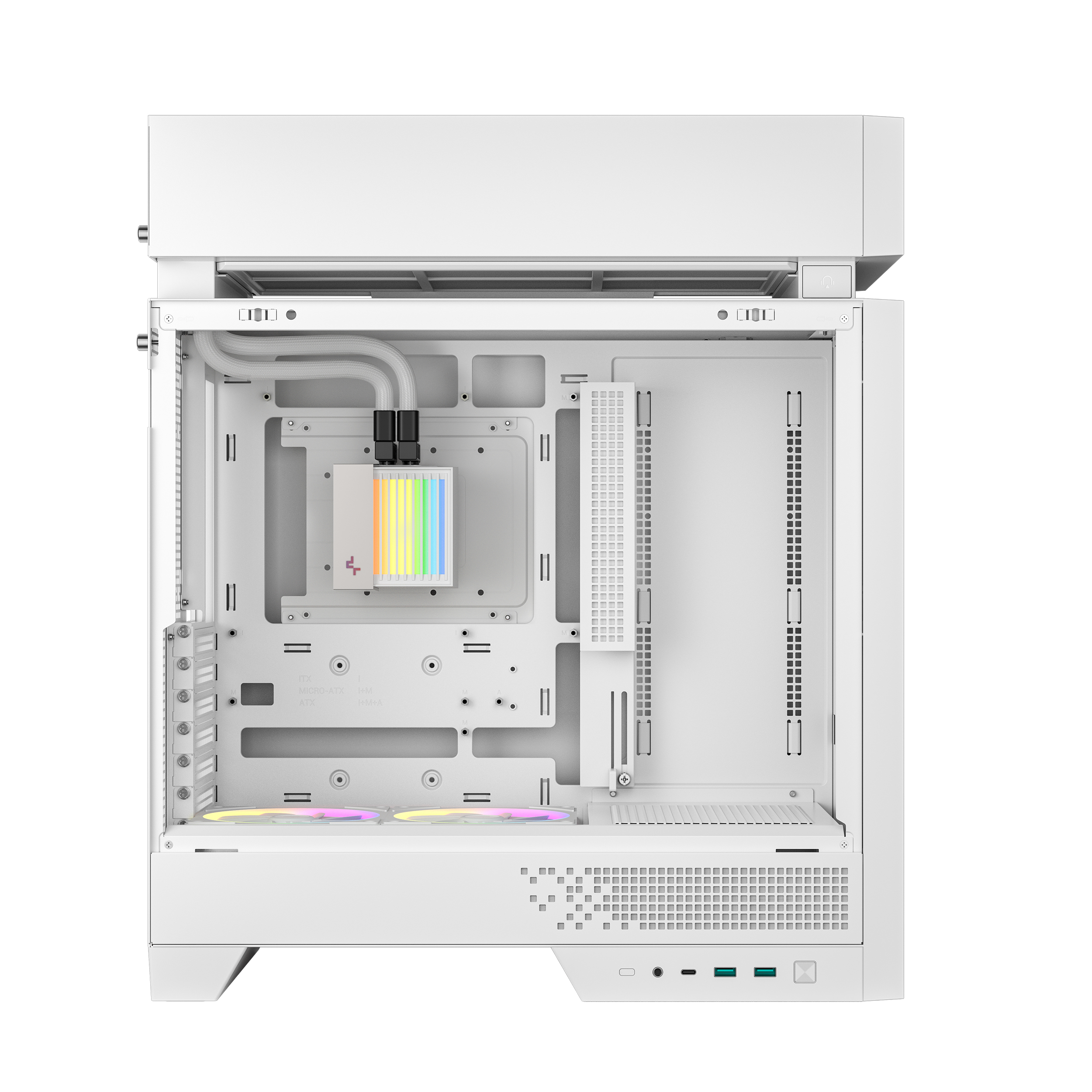 CASE DEEPCOOL CL6600 AIO BLANCO MINI-ITX / MICRO-ATX / ATX imagen 4