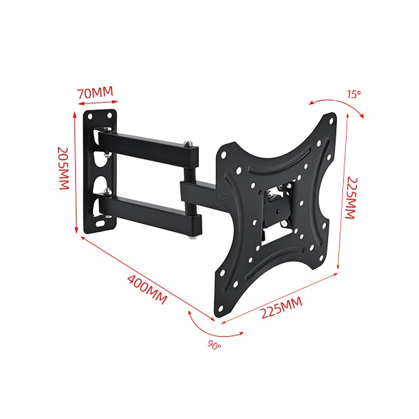 SOPORTE DE PARED PARA TV Y MONITOR X200 17" a 42" imagen 1