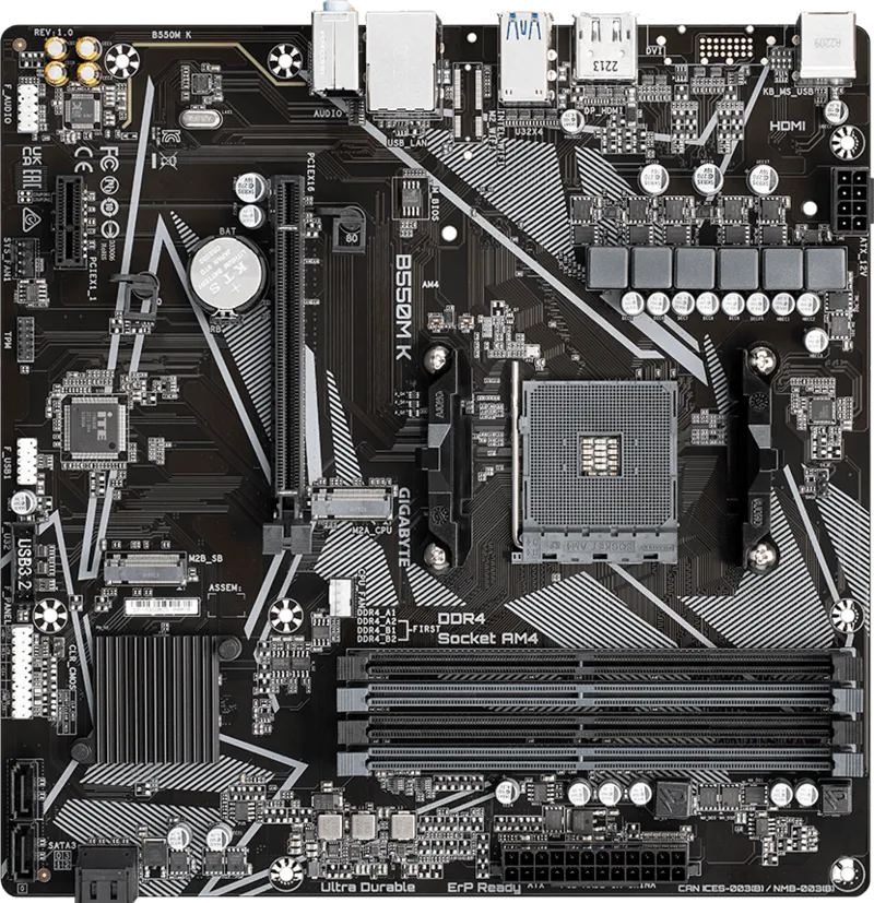 MAINBOARD  GYGABYTE UD B550M-K imagen 4