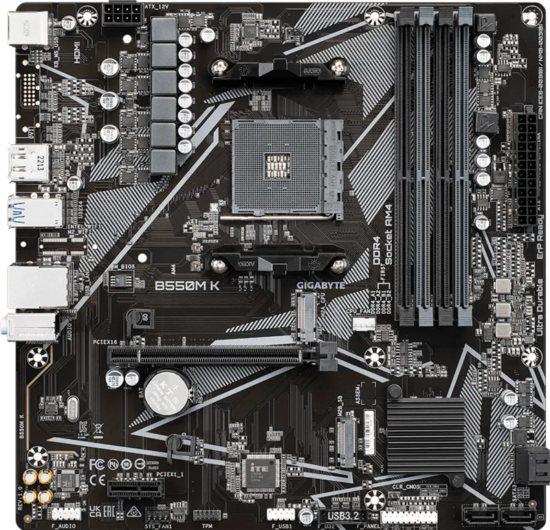 MAINBOARD  GYGABYTE UD B550M-K imagen 5