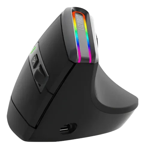 MOUSE ERGONOMICO LIZRROT BLUETOOTH 5.0/2.4 y Dongle