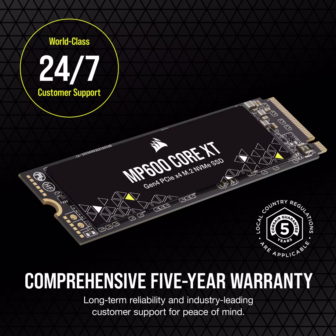 DISCO SOLIDO SSD CORSAIR MP600 CORE XT 1TB GEN4 imagen 3