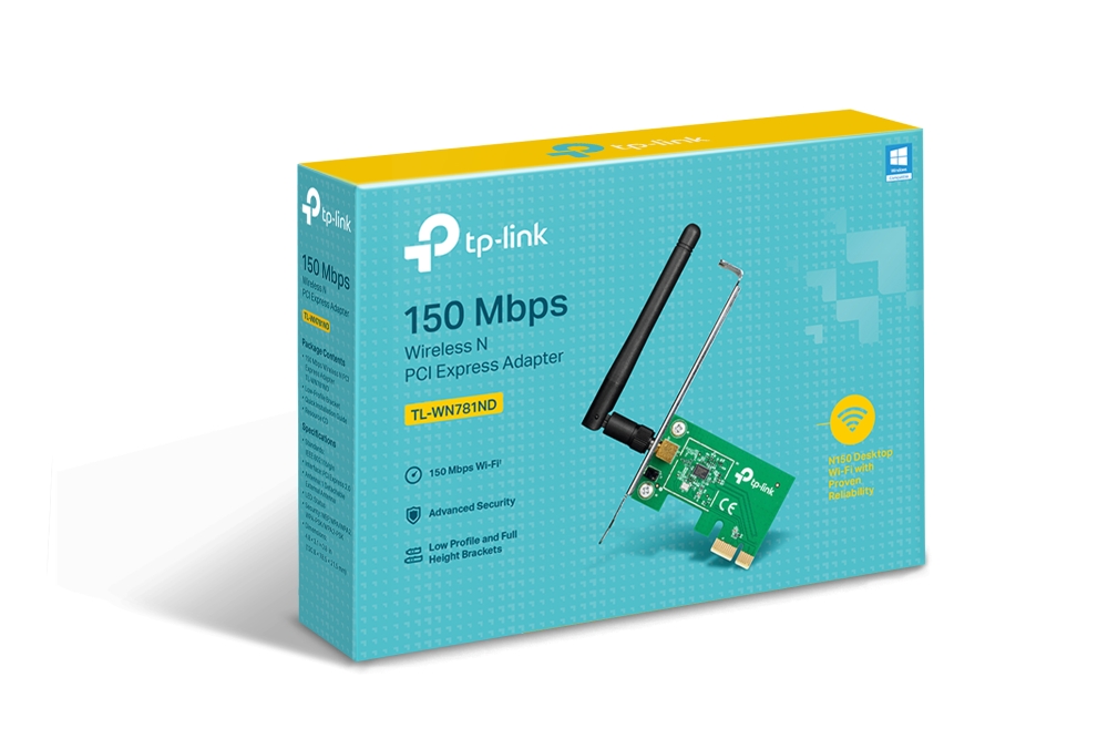 TARJETA DE RED TP-LINK TL-WN781ND WIFI PCI-E 150MBPS imagen 2