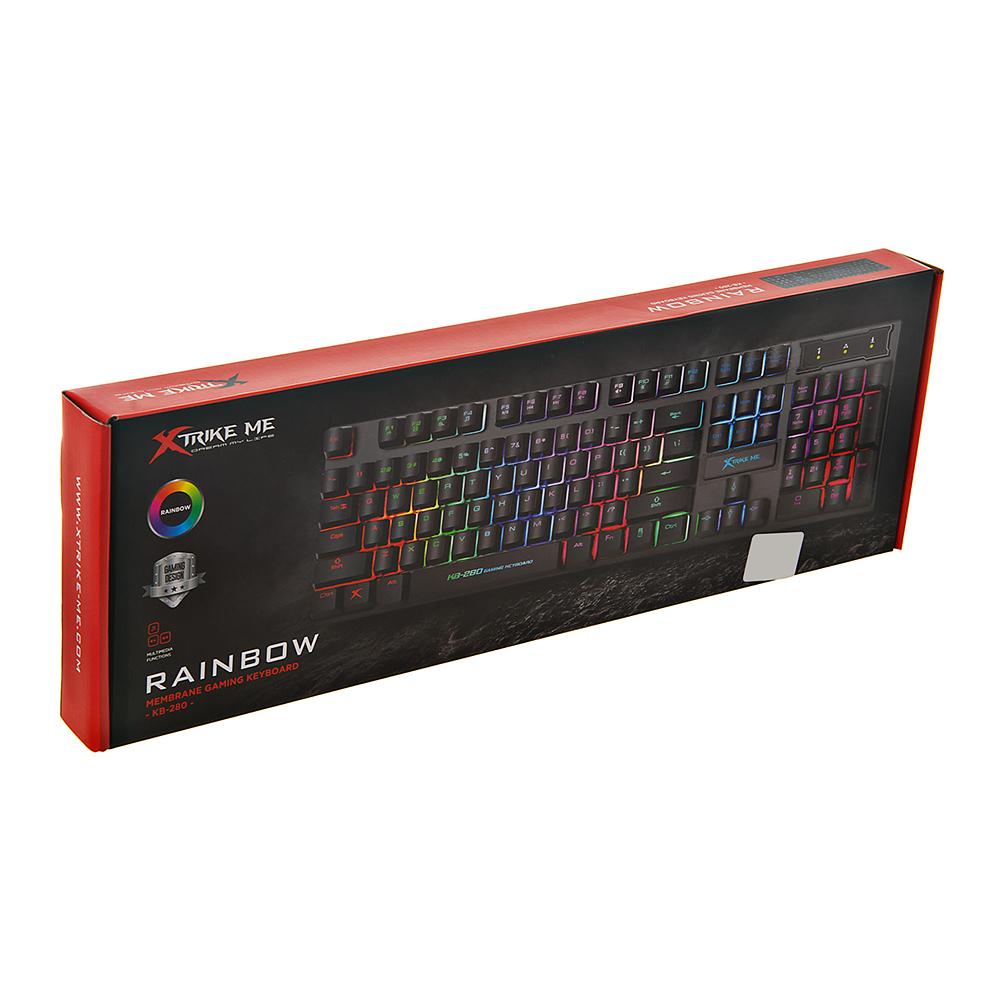TECLADO GAMER XTRIKE-ME RAINBOW KB-280 RGB imagen 2