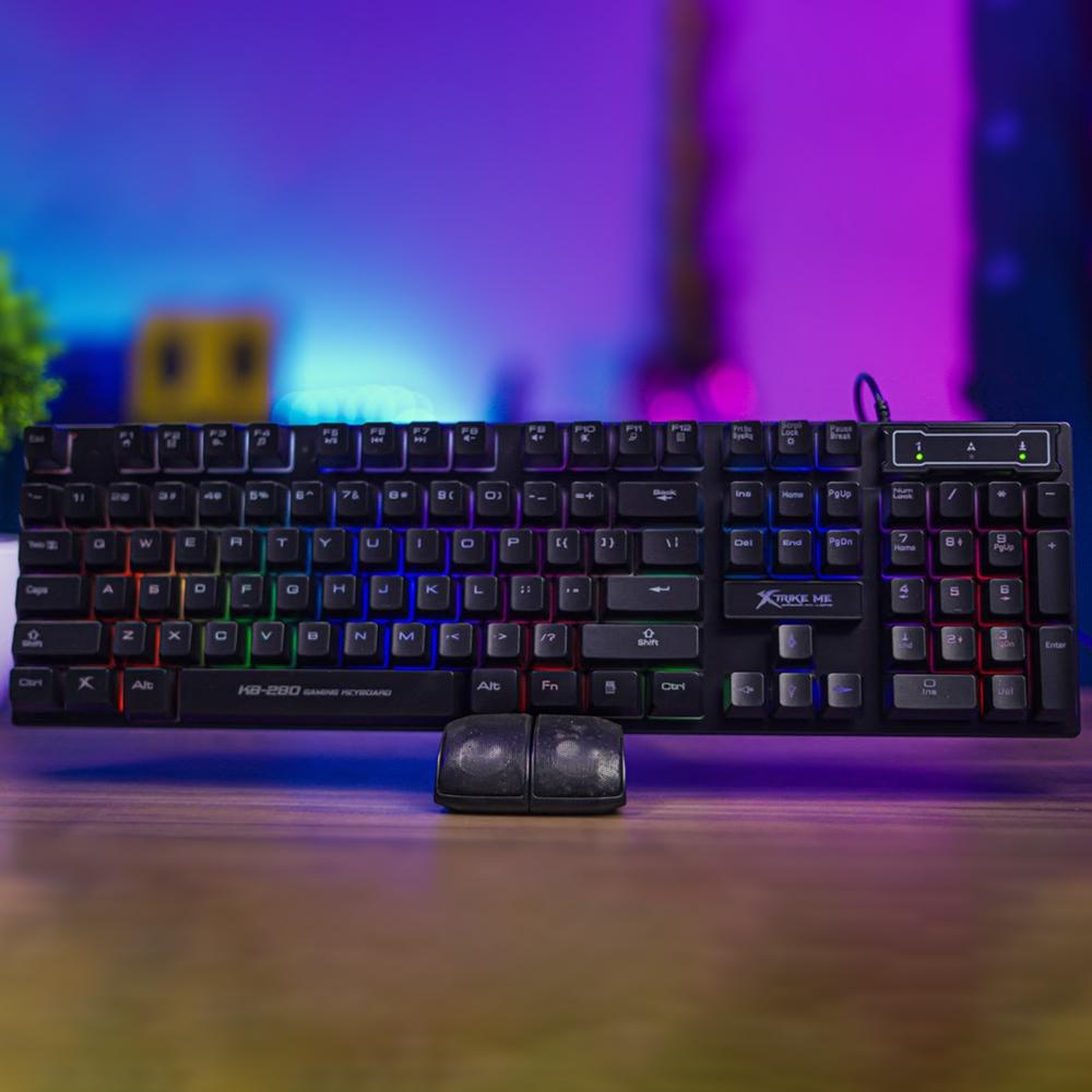 TECLADO GAMER XTRIKE-ME RAINBOW KB-280 RGB imagen 4