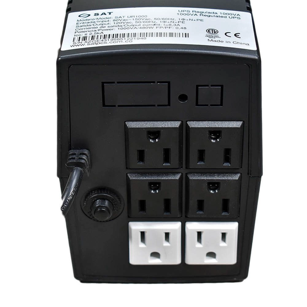 UPS SAT UR750 750VA 600VA-360W imagen 3