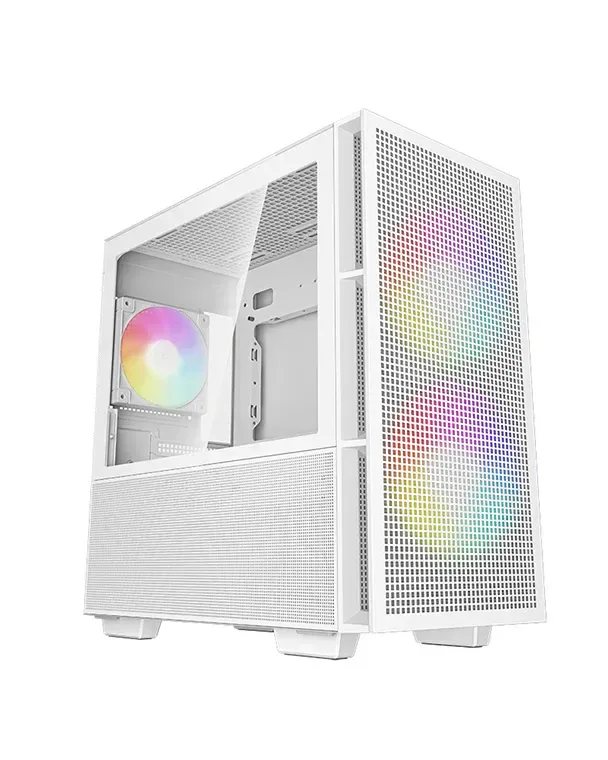 Case DeepCool CH360 Digital Blanco | Pantalla de Monitoreo | High Airflow | 3 Ventiladores
