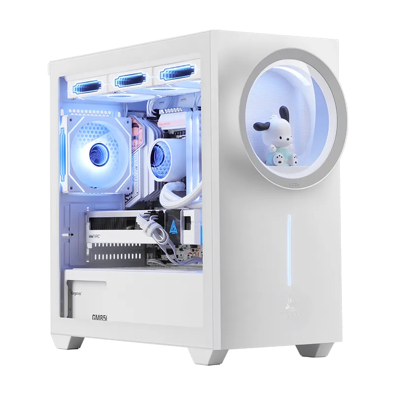 Case Segotep Nexus 1 Blanco | Diseño Minimalista | Micro-ATX / ITX | 1 Ventilador