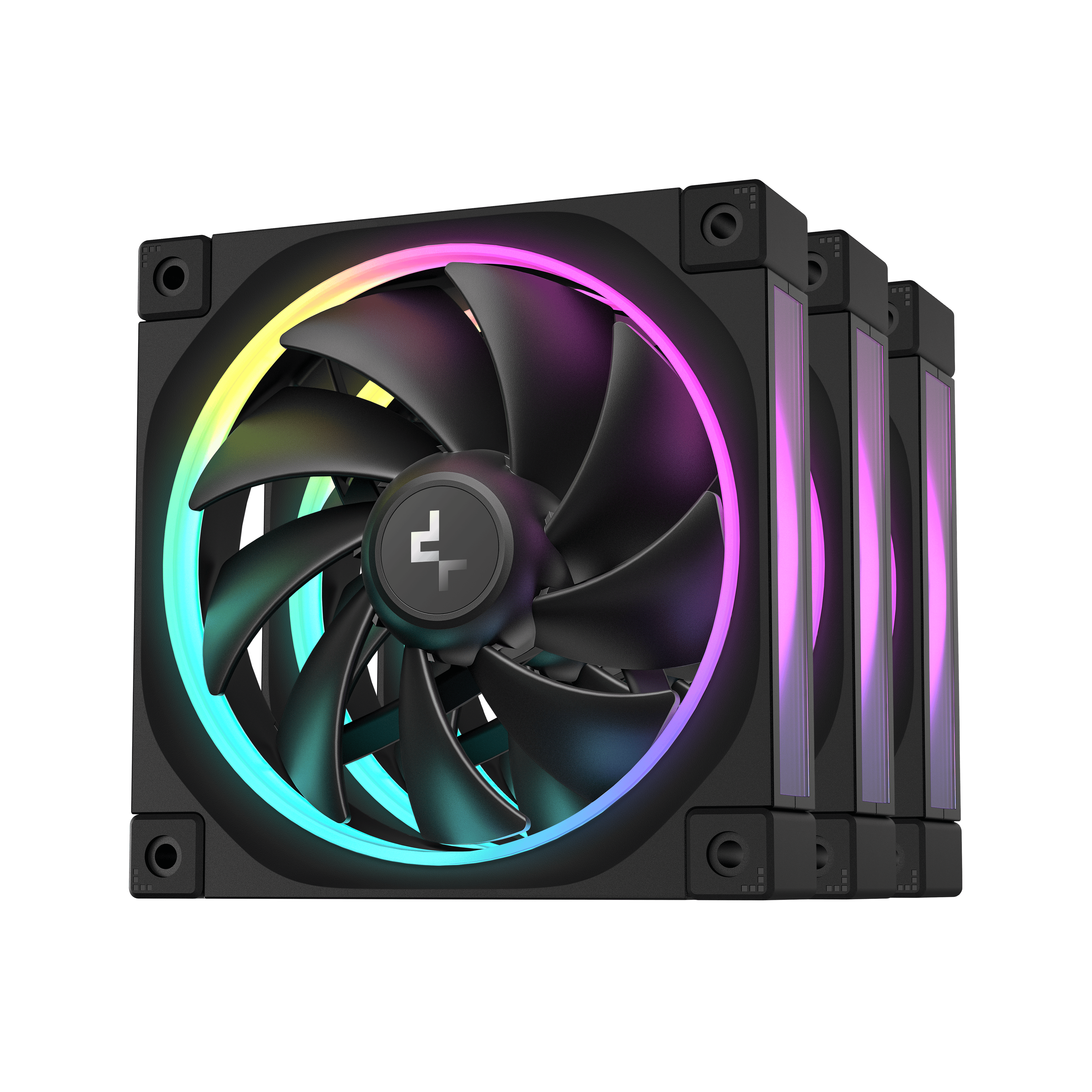 COMBO VENTILADORES FL 12 ARGB DEEPCOOL 3-1